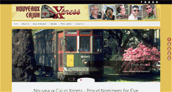 Desktop Screenshot of nouveauxcajunxpress.com